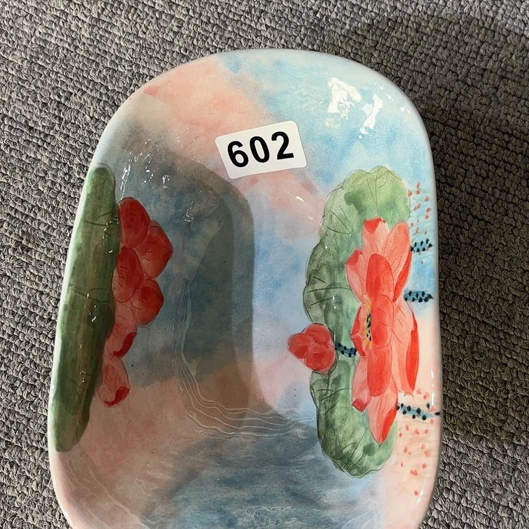 景德镇手绘高温釉下彩陶瓷茶具