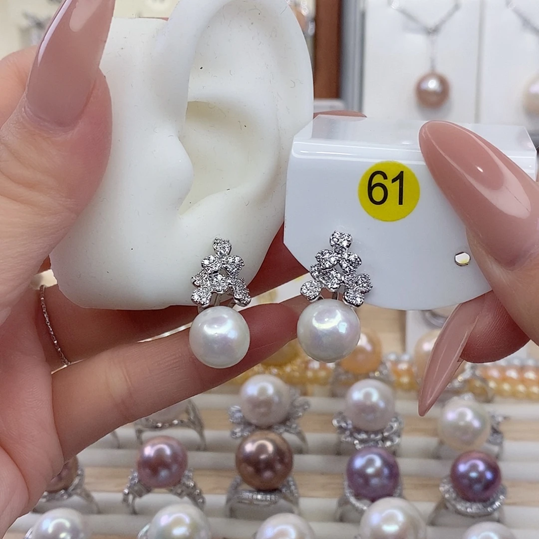 耳饰淡水珍珠未镶嵌F