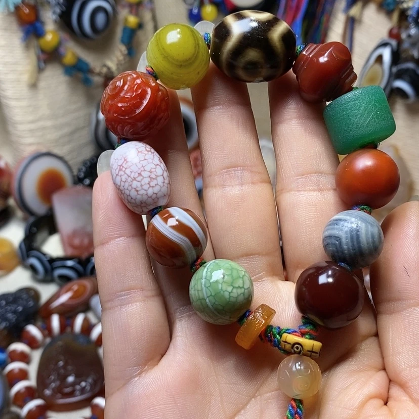 【闪购商品】玛瑙/玉髓手链未镶嵌安****