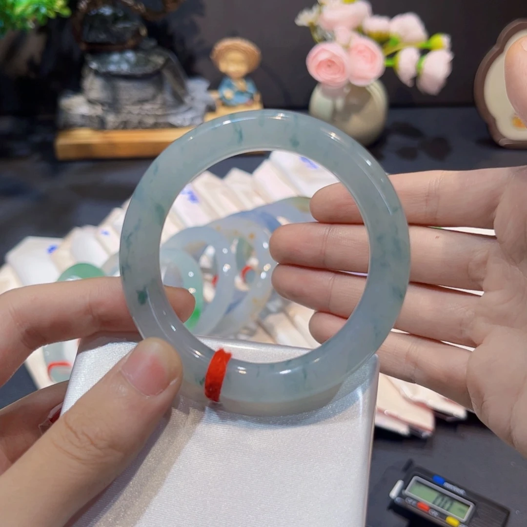 未镶嵌手镯翡翠翡翠手镯51圈口