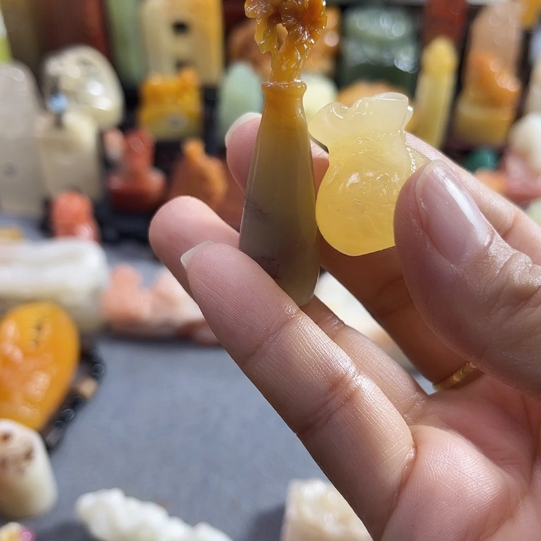 寿山石印石甜*6458包邮包刻