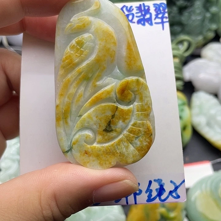 翡翠未镶嵌颈饰天然翡翠