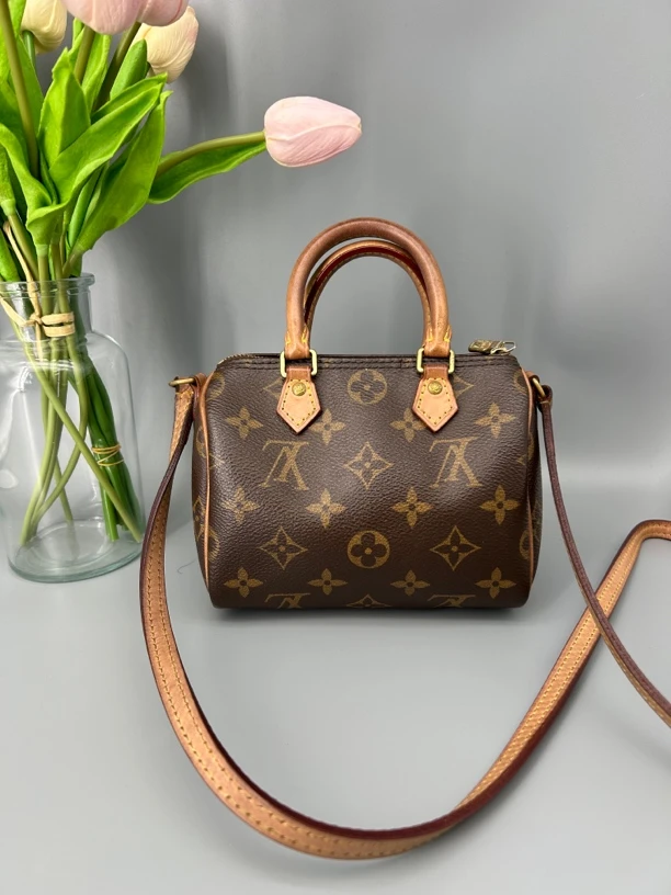 95新 LouisVuitton/路易威登 LV路易威登Speedy Nano老花包371