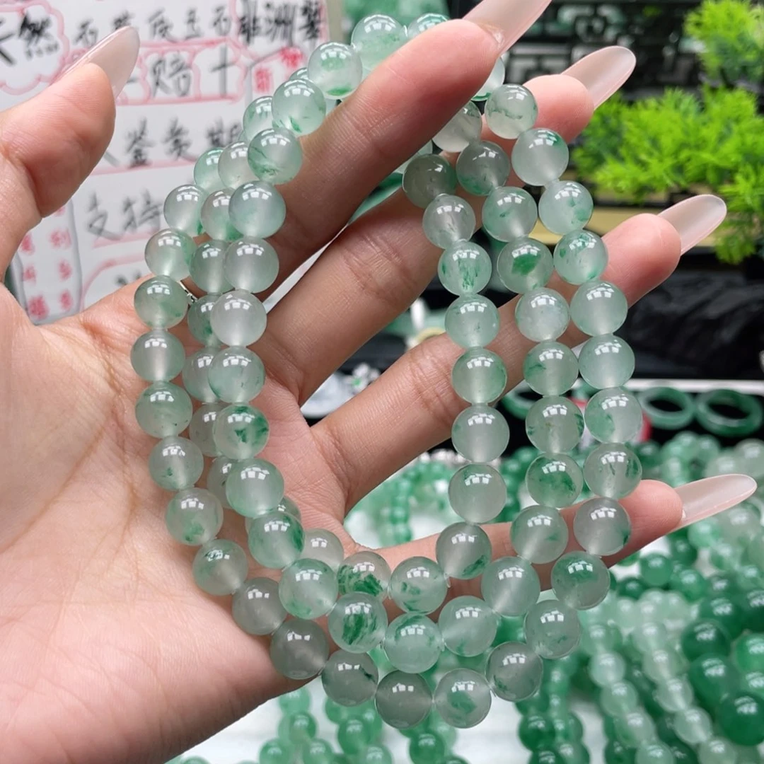 未镶嵌手链石英质玉（非洲翠）