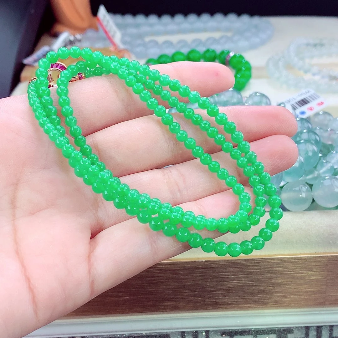 翡翠未镶嵌手链卡3.29-4