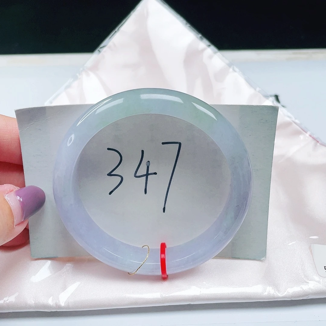 翡翠未镶嵌手镯缅甸翡翠55