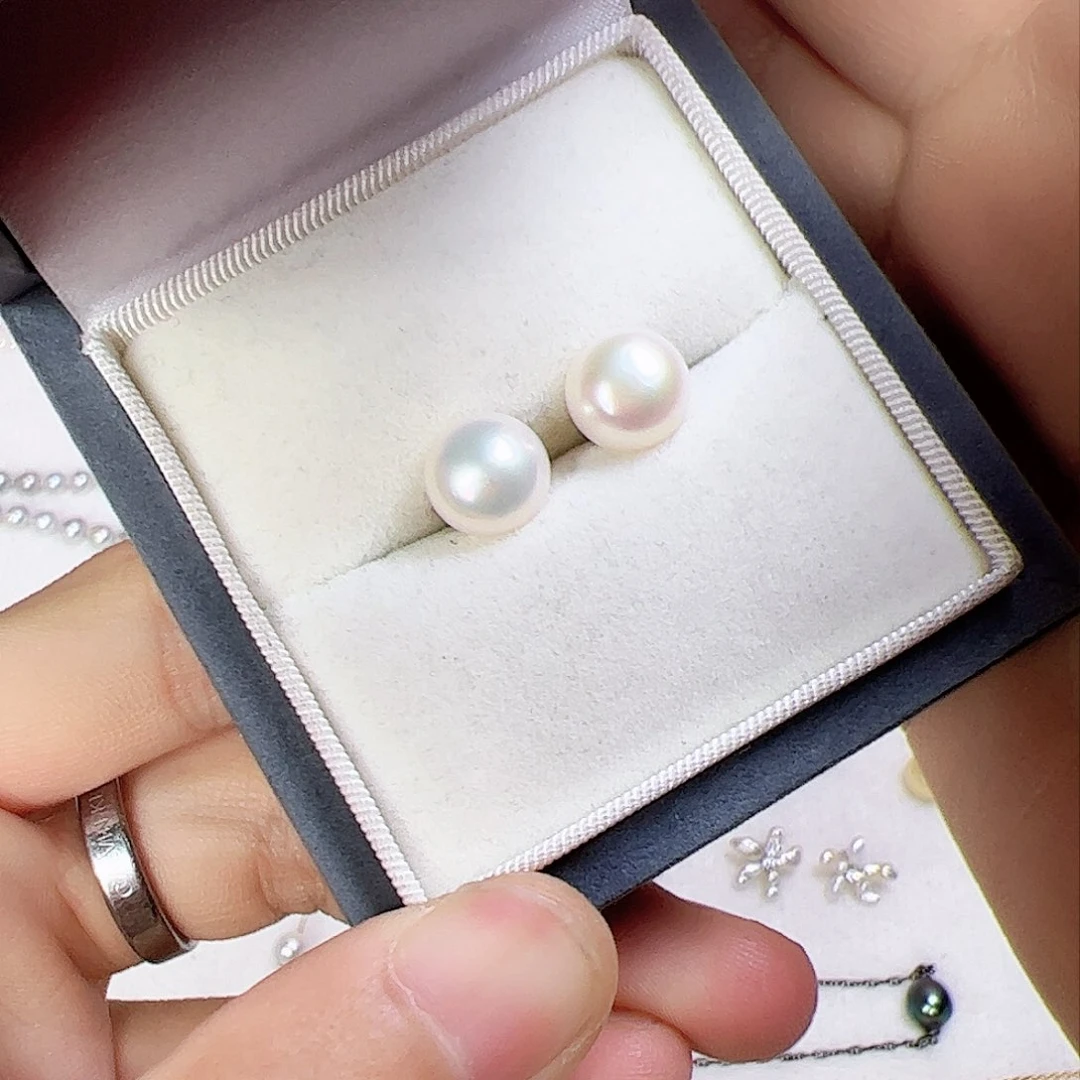 淡水珍珠耳饰未镶嵌