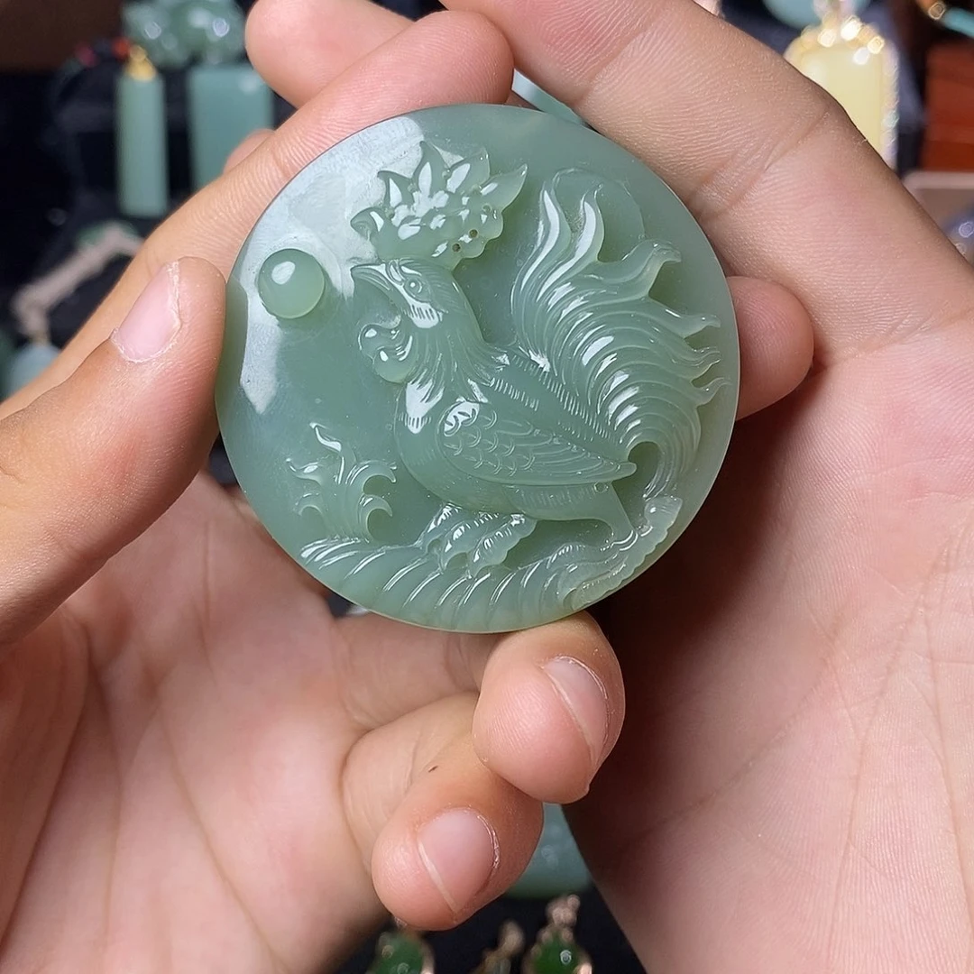 和田玉（碧玉）未镶嵌颈饰