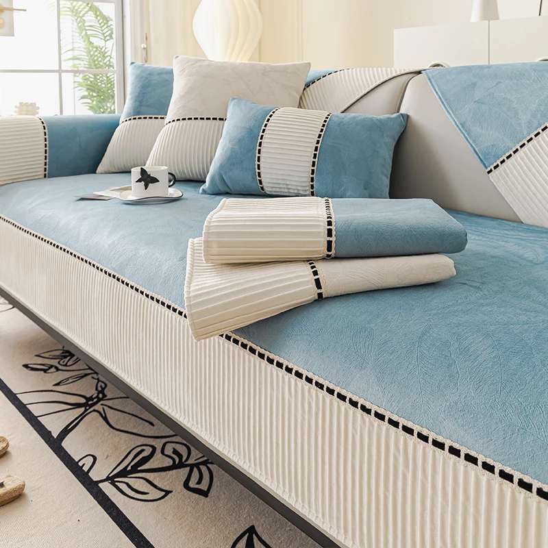 沙发垫四季通用2025新款坐垫轻奢高级感雪尼尔防滑沙发套罩盖布巾