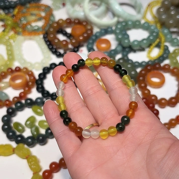 蛇纹石玉未镶嵌手串