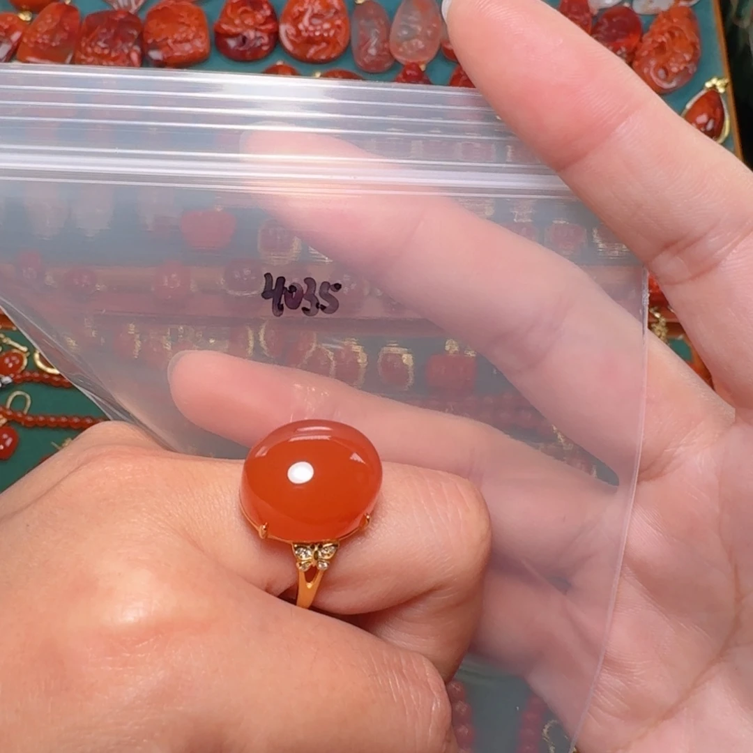 南红玛瑙南红银S925镶嵌