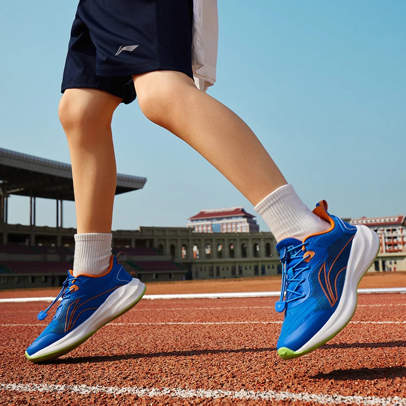 【聚星】李宁男女大童鞋透气夏季跑步鞋轻量高回弹运动鞋YKFT062