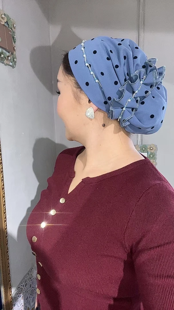 民族风头巾新款丝巾哈萨克民族风