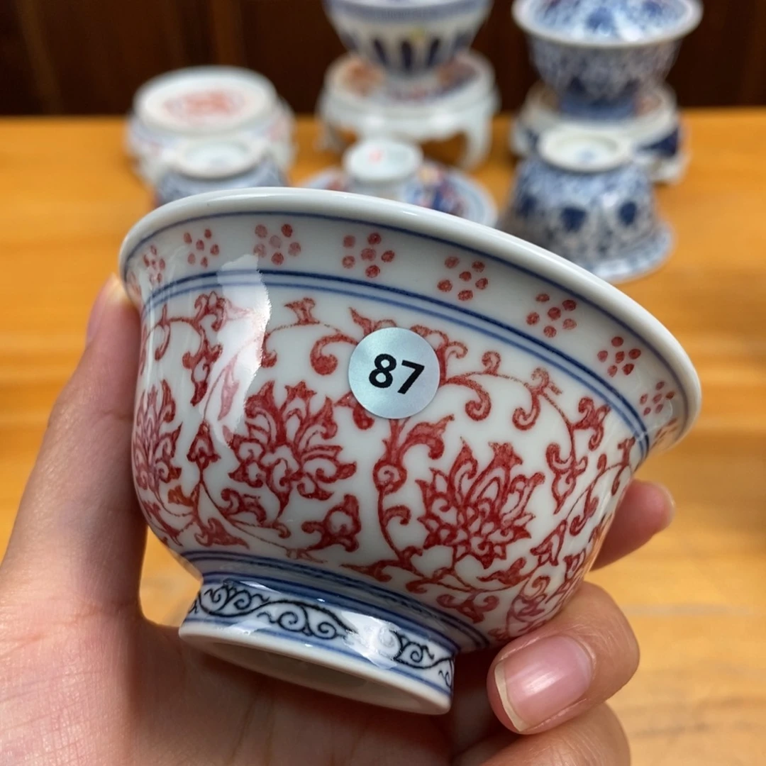 手绘现代茶具非古董