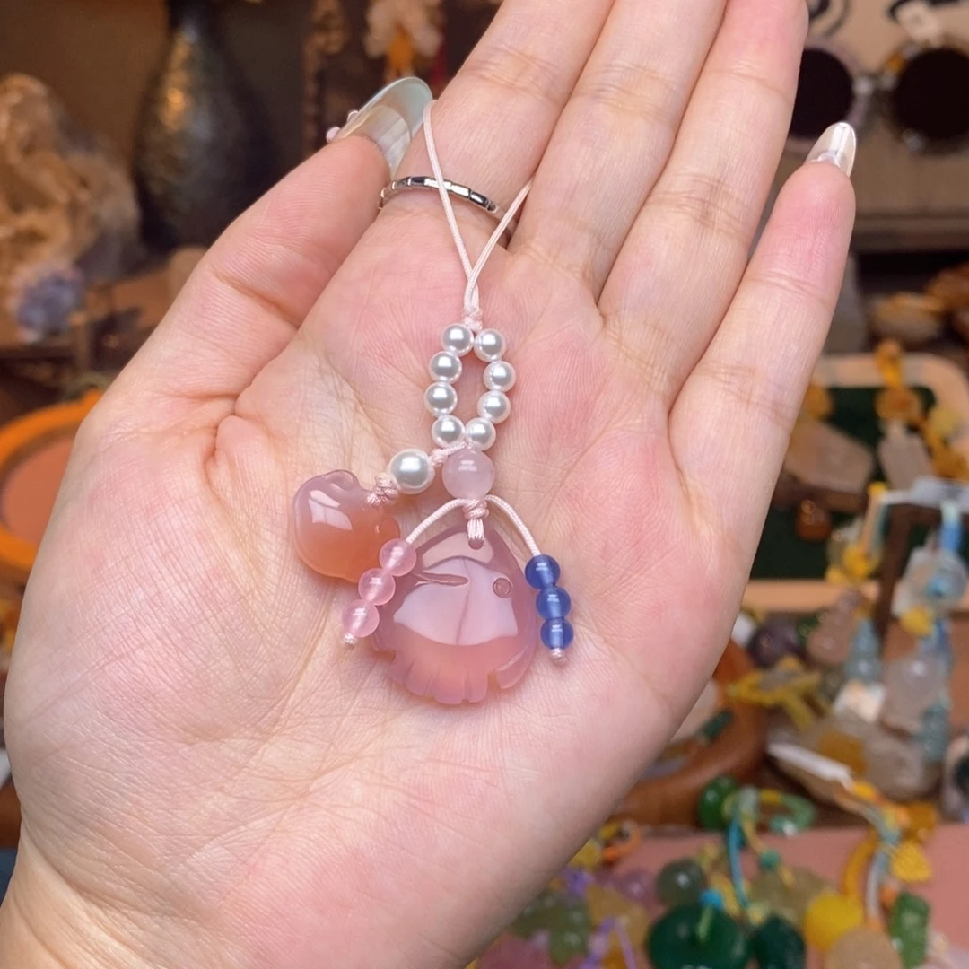 玛瑙/玉髓未镶嵌车挂