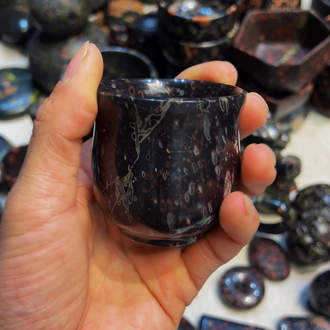 梅花玉鱼缸石茶周边微瑕不退不换