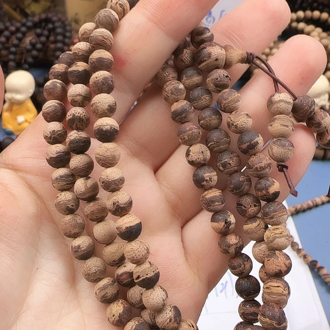 降真香手串/手链0.6#108无胶爆甲多圈