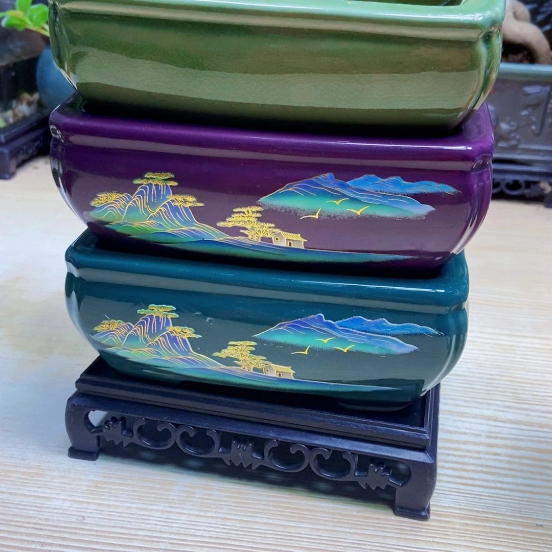 瓷片陶瓷花盆陶瓷艺术