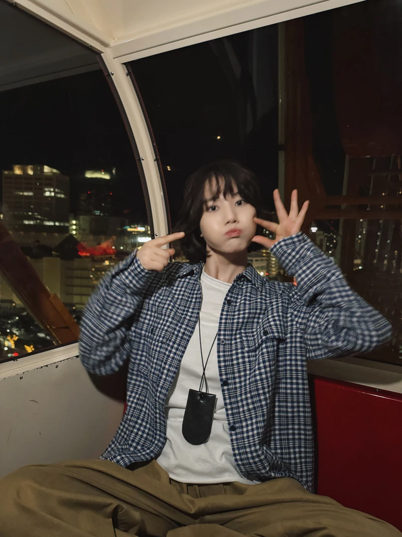 NorthMing fish「蓝色格调」休闲随性 宽松慵懒感蓝色格纹衬衫