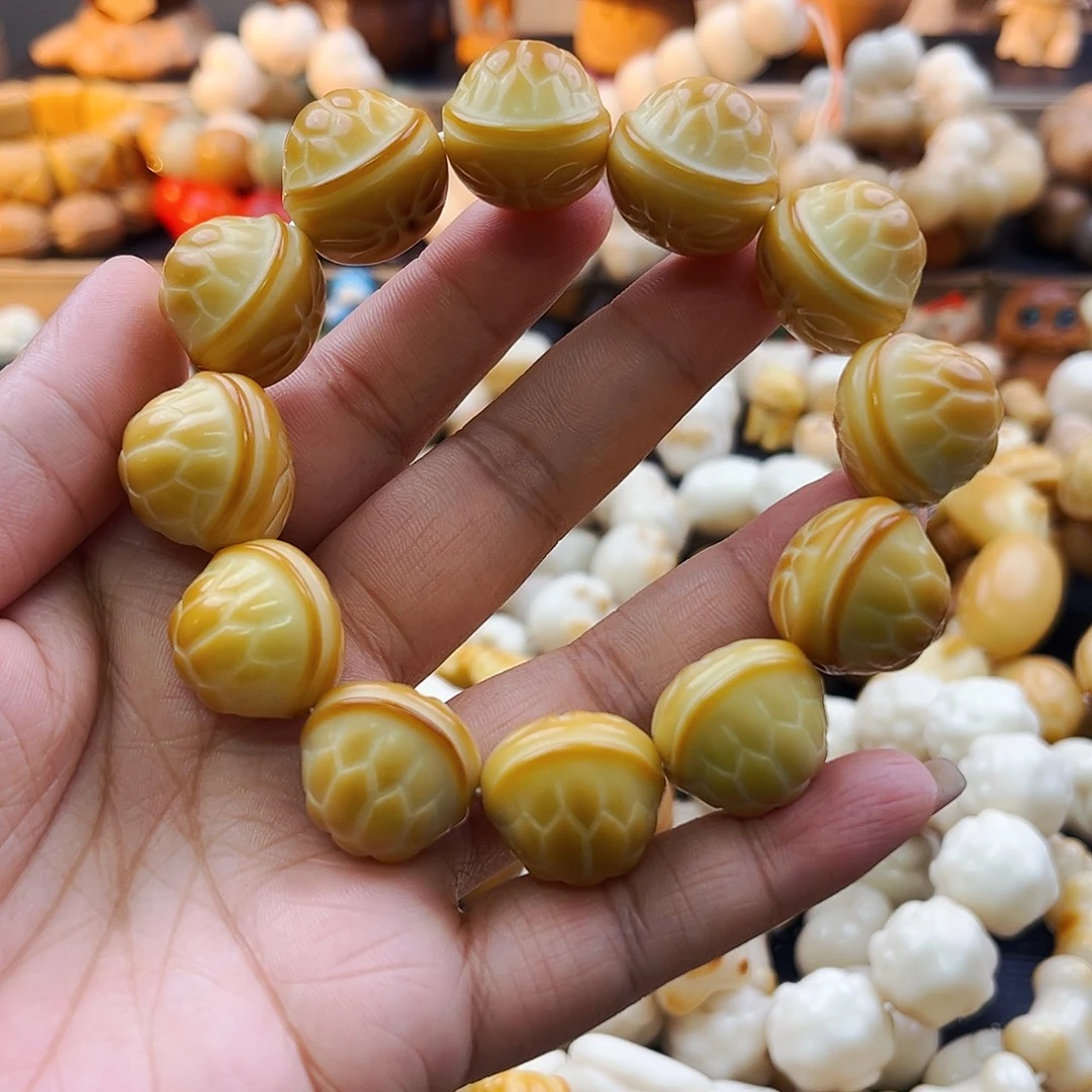 手串菩提根/象牙果黄金甲