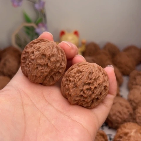 吊坠文玩核桃35全品红磨盘