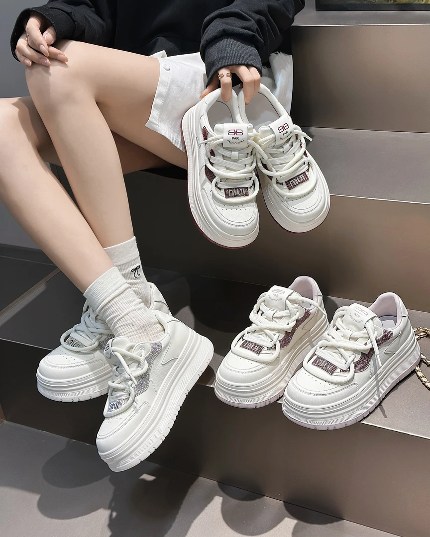 【鞋爱】1885-19国潮原创UNG春季新品厚底丑萌女士厚底板鞋