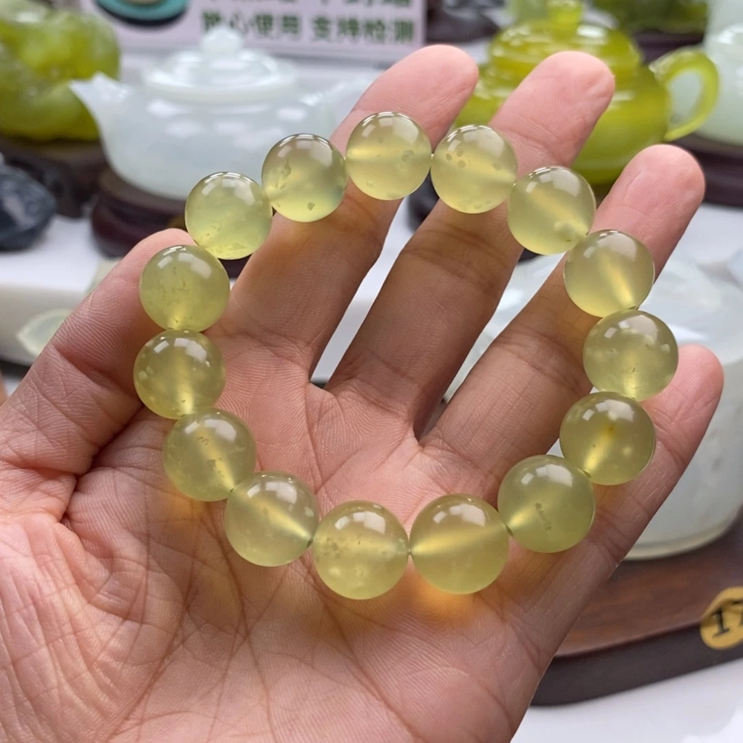 岫玉未镶嵌四大名玉手串1.4
