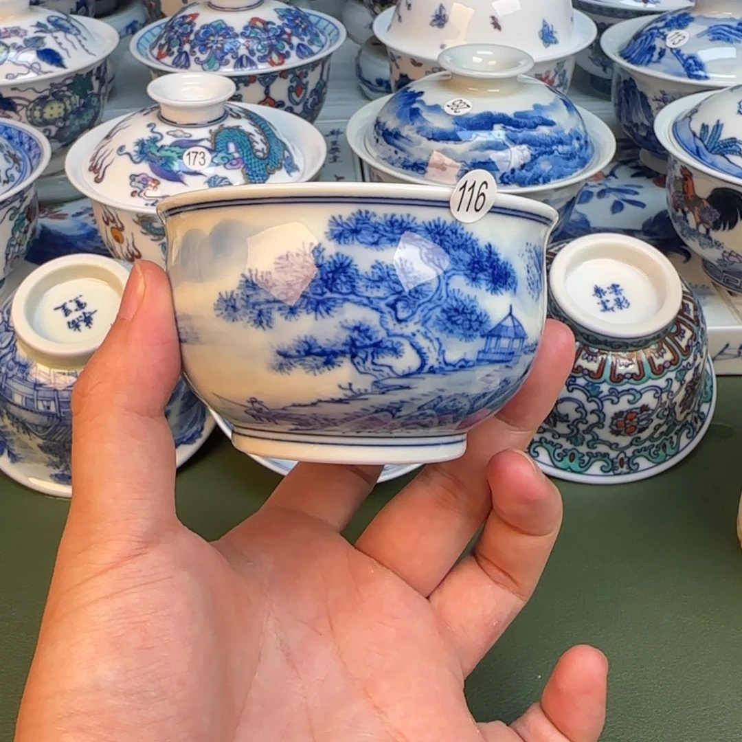景德镇手工手绘茶器116