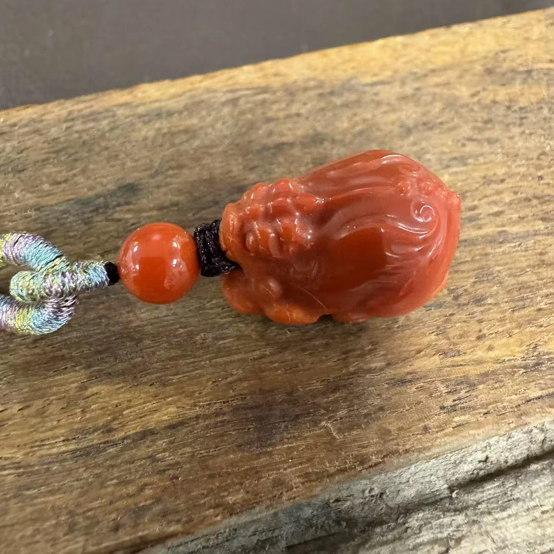 0124-35南红貔貅吊坠 （多样性发货，仅发其一）