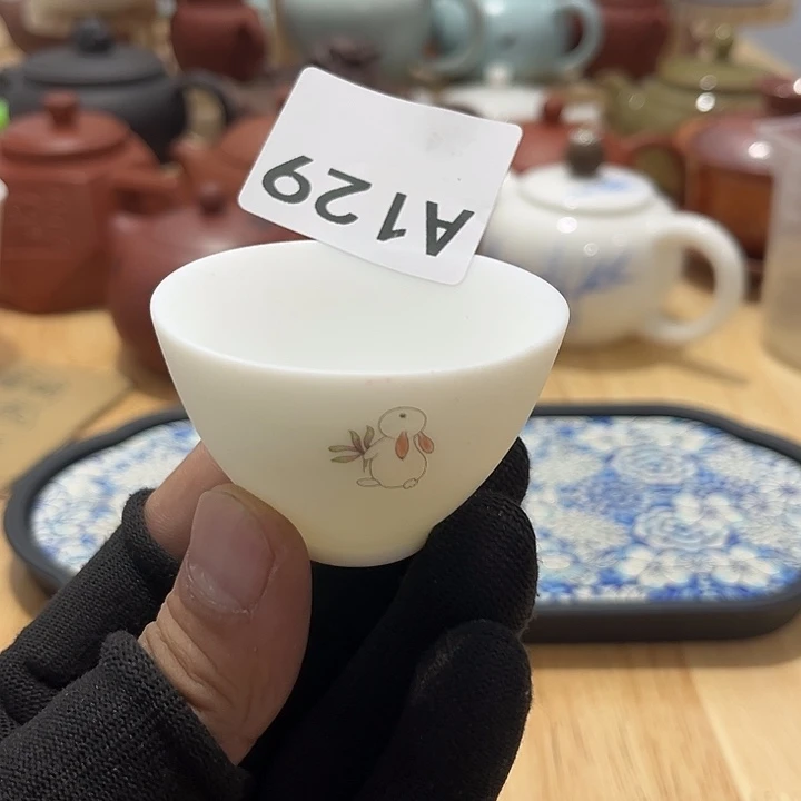 ****瓷片茶摆件工艺品摆件666
