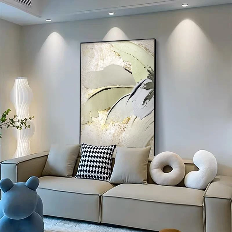 创意抽象沙发背景墙装饰画简约高级入户玄关壁画客厅挂画艺术肌理