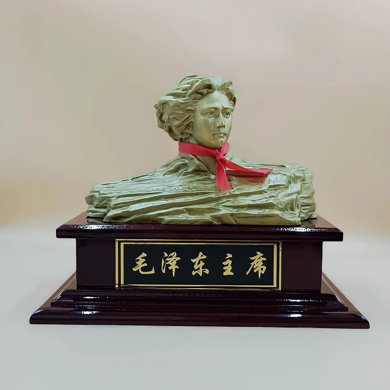 橘子洲头伟人铜像主席青年雕像毛爷爷半身像办公室摆件领导纪念品