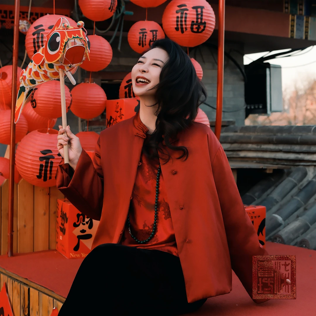 【鸿运当头】Lanshe阑舍【新年款】·老钱风桑蚕丝春季棉衣