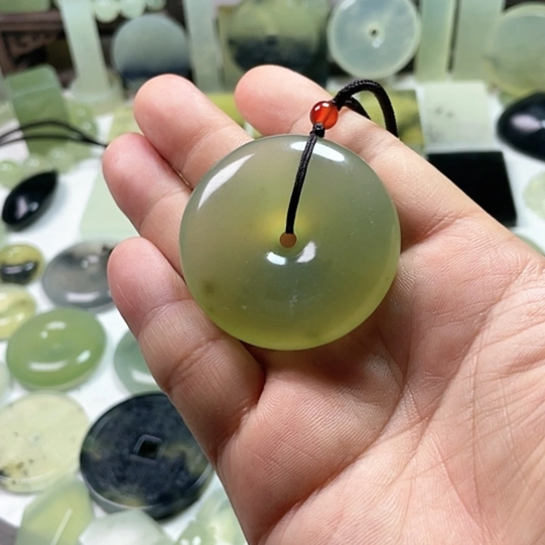 【闪购商品】未镶嵌岫玉挂件长*