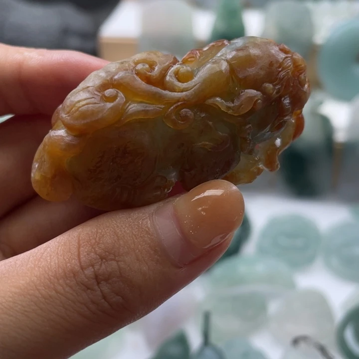 未镶嵌定制翡翠笑****◤毛货无鉴赏期