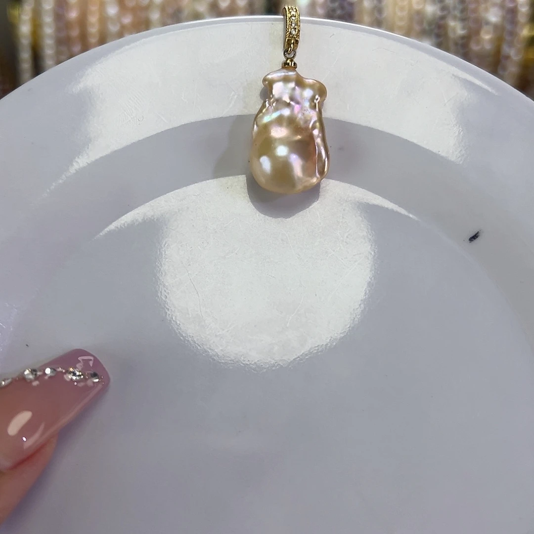 钛钢手绳淡水珍珠