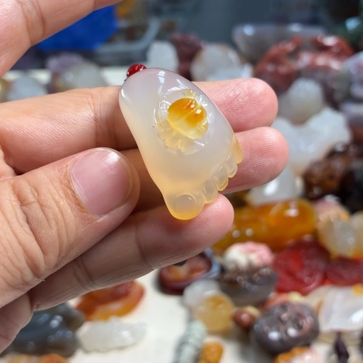玛瑙/玉髓未镶嵌吊坠(不含链)
