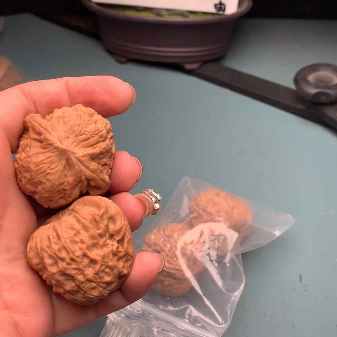 文玩核桃把件大团圆4041