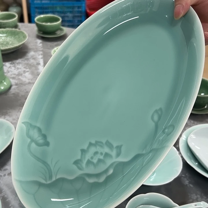 云间青瓷龙泉小米茶器