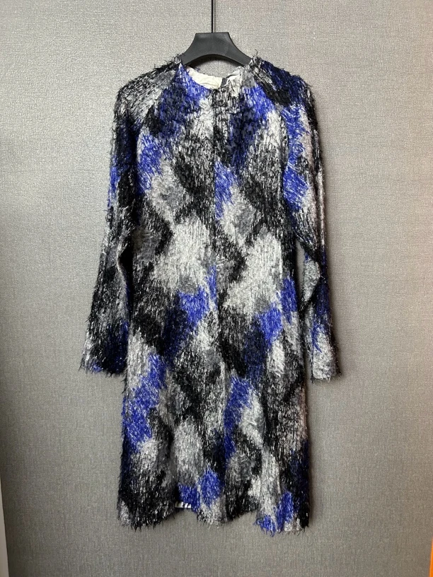 95新 MaxMara maxmara拼色真丝连衣裙