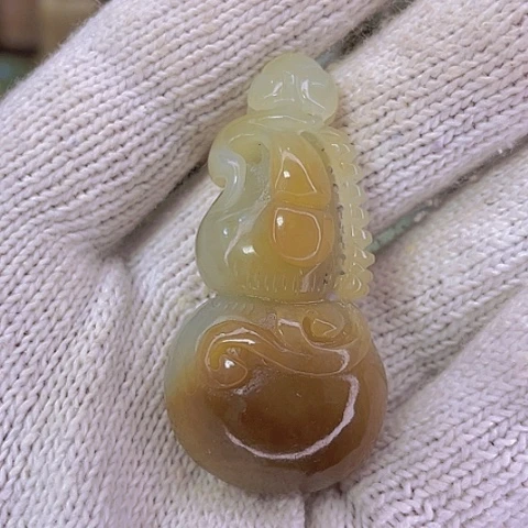 和田玉（白玉）挂件未镶嵌