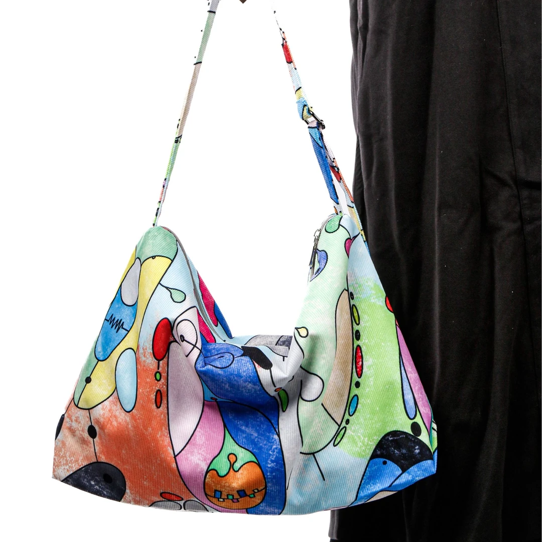 无则艺【横版大包】艺术休闲小众原创百搭文艺慵懒新彩色横版大包