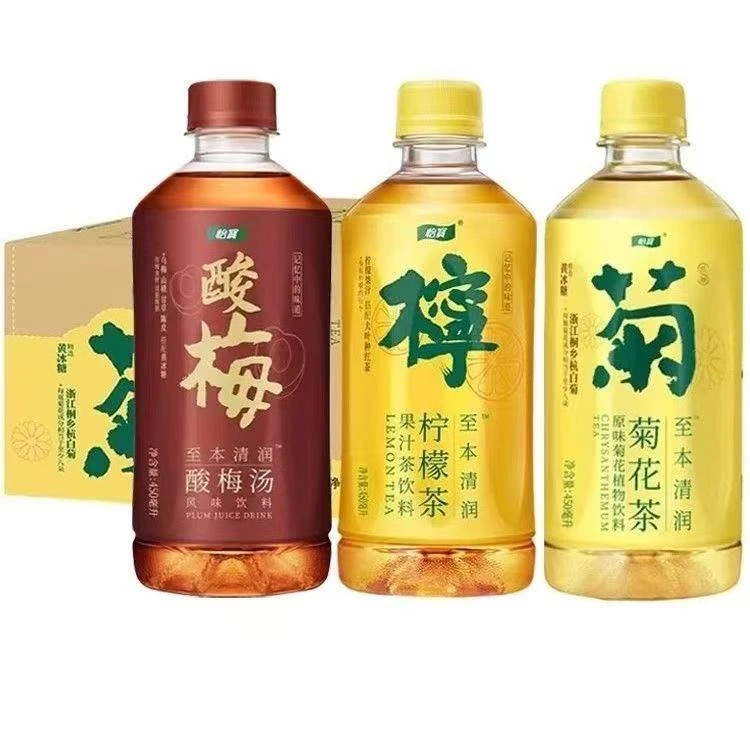 怡宝菊花茶原味菊花茶柠檬茶植物饮料至本清润茶饮料 450ml*15瓶