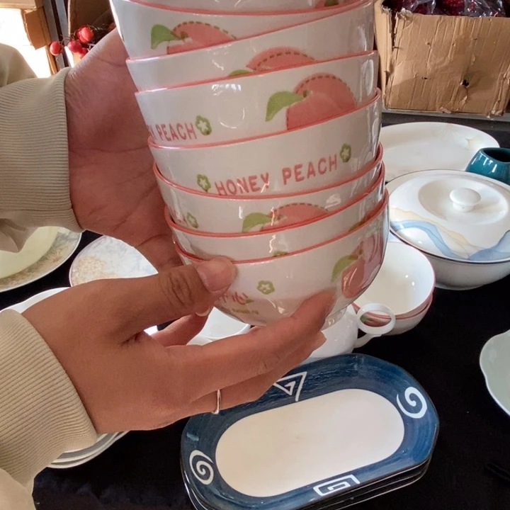 瓷十个米饭碗 福利活动不退不换