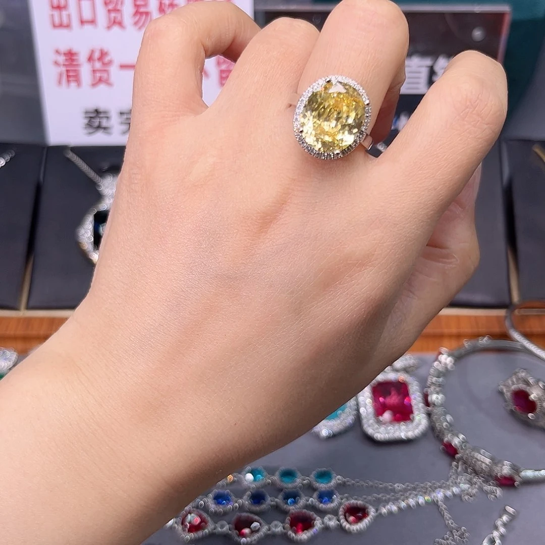 蓝宝石颈饰银S925镶嵌h 7231