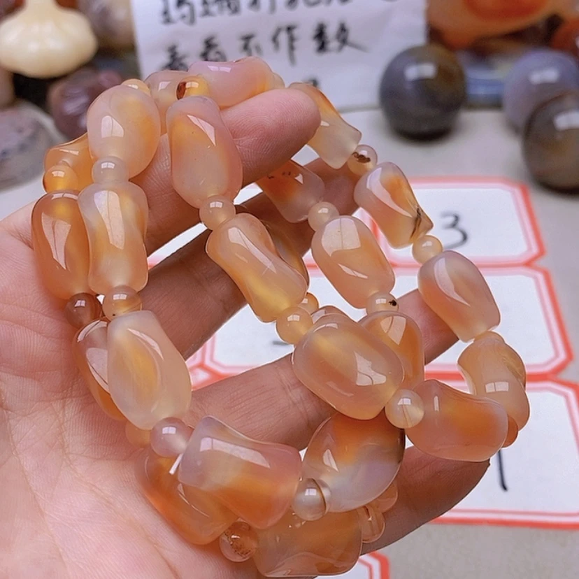 【闪购商品】未镶嵌玛瑙/玉髓珠宝半成品曹*