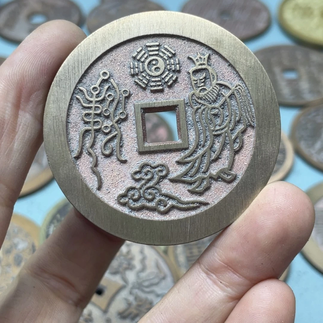 铜现代仿制工艺文创铜币