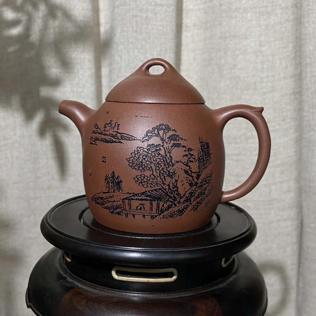 宜兴手工紫砂陶 茶壶GS3255-5