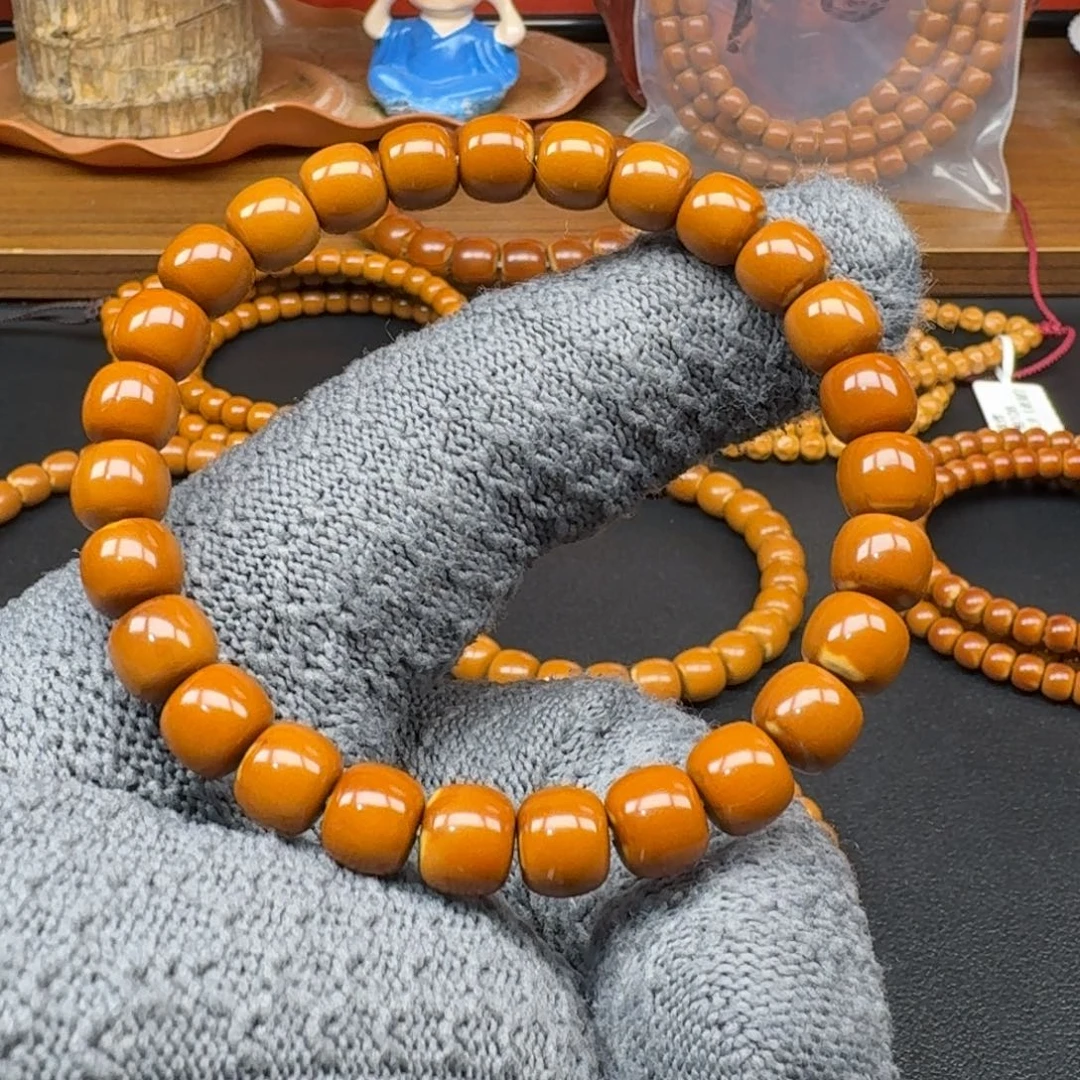 手串/手链橄榄核8.2老挝核尖单圈微白回血