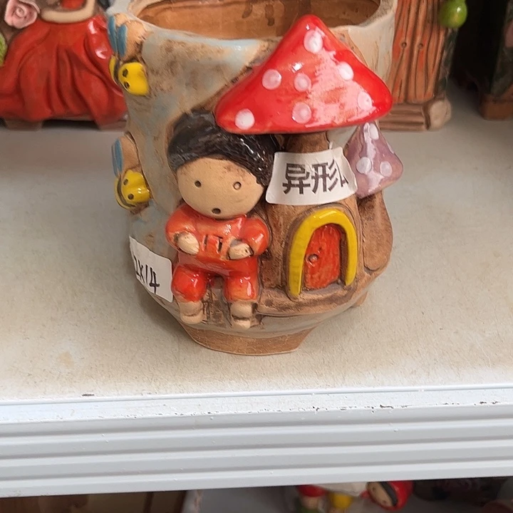 粗陶材质多肉花盆